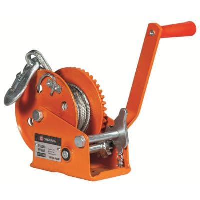 Кабели Лебедка ручная барабанная FD 1т-10м Сибталь 13969