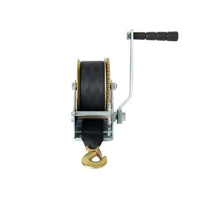 Кабели Лебедка ручная барабанная WH18-20 800 кг, 20 м (лента) EURO-LIFT