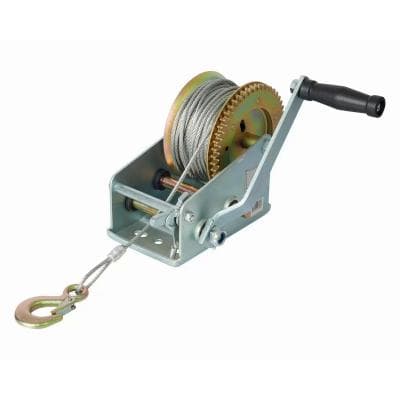 Кабели Лебедка ручная барабанная WH18-20A 800 кг, 20 м (канат) EURO-LIFT