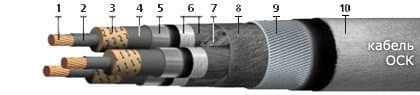 Кабели ОСК 3х70 Кабели ОСК 3х70
