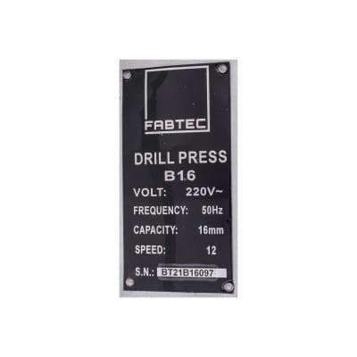 Кабели Станок сверлильный настольный В 16 FABTEC 60072 Кабели Станок сверлильный настольный В 16 FABTEC 60072